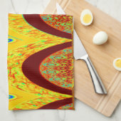 Maak je geen zorgen over Happy Art Print Design Theedoek (Quarter Fold)