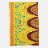 Maak je geen zorgen over Happy Art Print Design Theedoek (Verticaal)