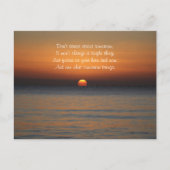 Maak je geen zorgen over het Motivatie Briefkaart  (Voorkant)