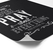 Maak je geen zorgen over iets Praatjes over alles Poster (Hoek)