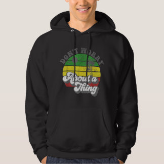Maak je geen zorgen over Jamaica Rasta Reggae Jama Hoodie
