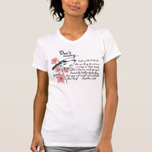 Maak je geen zorgen over Jezus dunne T-shirt