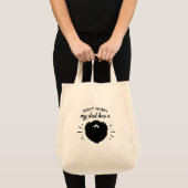 Maak je geen zorgen over mijn vader met een donker tote bag (Voorkant (product))