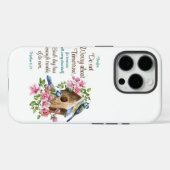 Maak je geen zorgen over morgen Christelijke bloem Case-Mate iPhone Case (Achterkant (horizontaal))