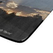 Maak je geen zorgen over morgen - God is er al. Snijplank (Hoek)