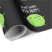 Maak je geen zorgen over Pea Happy Funny Pea Pun D Cadeaupapier (Rol Hoek)