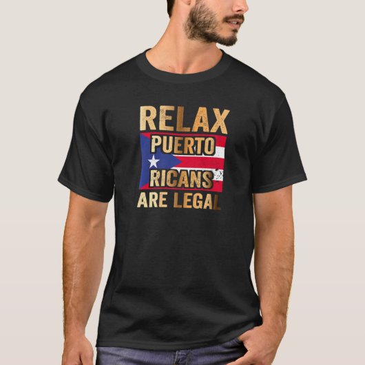 Maak je geen zorgen over Puerto Ricans. T-shirt (Voorkant)