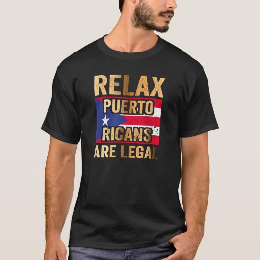Maak je geen zorgen over Puerto Ricans. T-shirt (Voorkant)
