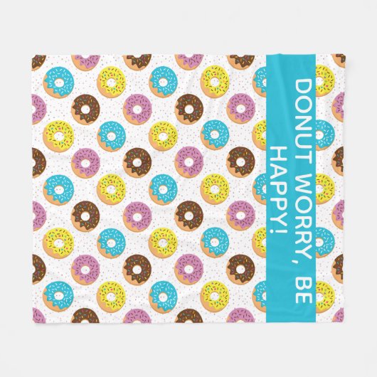 maak je geen zorgen over sproeiers fleece deken (Voorkant (Horizontaal))