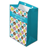 maak je geen zorgen over sproeiers medium cadeauzakje (Voorkant Gekanteld)