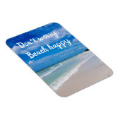 Maak je geen zorgen over strand gelukkig magneet (Rechterzijde)