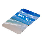 Maak je geen zorgen over strand gelukkig magneet (Linkerzijde)