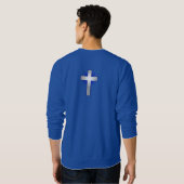 Maak je geen zorgen over Sweatshirt met Blue Flare (Achterkant volledig)