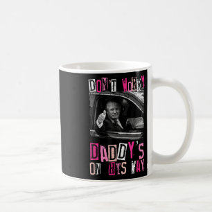 Maak je geen zorgen papa's op weg naar grappige ro koffiemok
