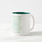 Maak je geen zorgen - Pray en Let op Mok (Voorkant rechts)