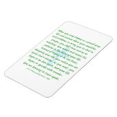 Maak je geen zorgen - Pray en Watch Magnet Magneet (Linkerzijde)