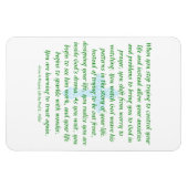 Maak je geen zorgen - Pray en Watch Magnet Magneet (Horizontaal)