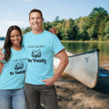 Maak je geen zorgen retro kano otter peddelen