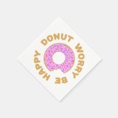 Maak je geen zorgen servet (Hoek)