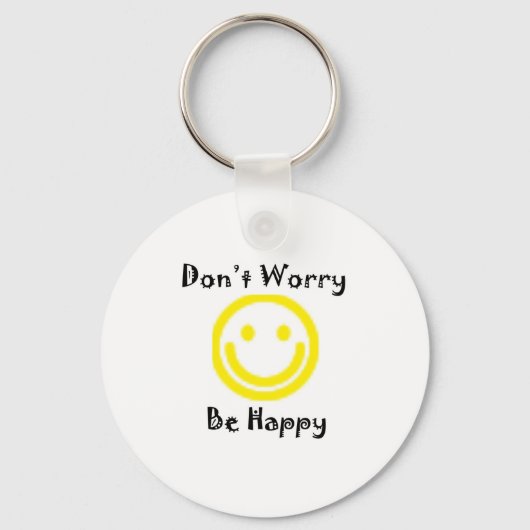 Maak je geen zorgen sleutelhanger (Voorkant)