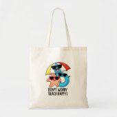 Maak je geen zorgen Strand Gelukkig Grappige Zomer Tote Bag (Voorkant)