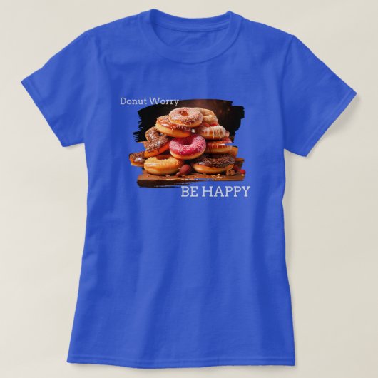 Maak je geen zorgen t-shirt (Design voorkant)