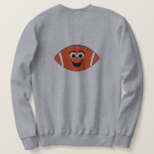 Maak je geen zorgen, wees blij Football sweatshirt
