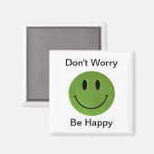 Maak je geen zorgen, wees blij magneet (Voorkant / Achterkant)