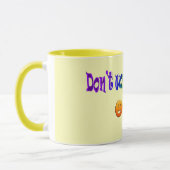 Maak je geen zorgen, wees blij! Mok (Links)