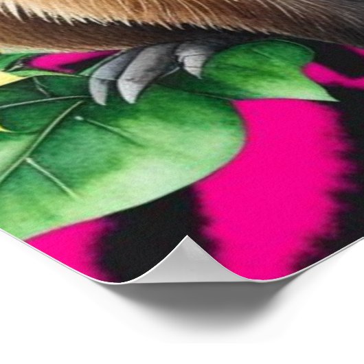 Maak je geen zorgen, wees Cappy - Schattigee Capyb Poster (Hoek)