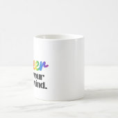Maak je geest queer koffiemok (Center)