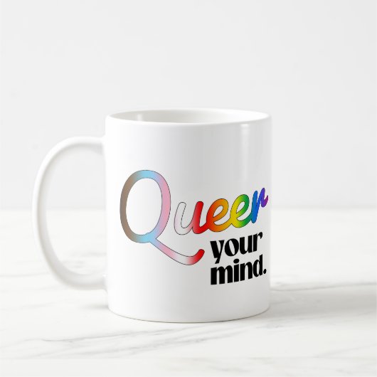 Maak je geest queer koffiemok (Links)