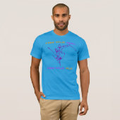 Maak je geest vrij en ga met T-shirt skiën (Voorkant volledig)