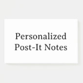 maak je gepersonaliseerde 10" x 6" post-it® notes (Voorkant)