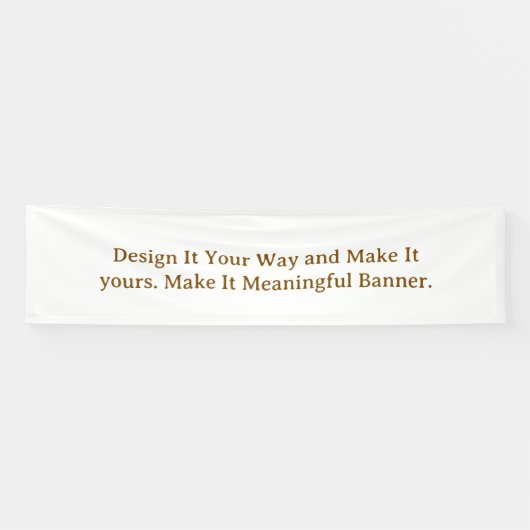 Maak je gepersonaliseerde 2.5' x 10' spandoek (Horizontaal)