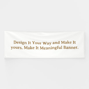 Maak je gepersonaliseerde 4' x 12' spandoek