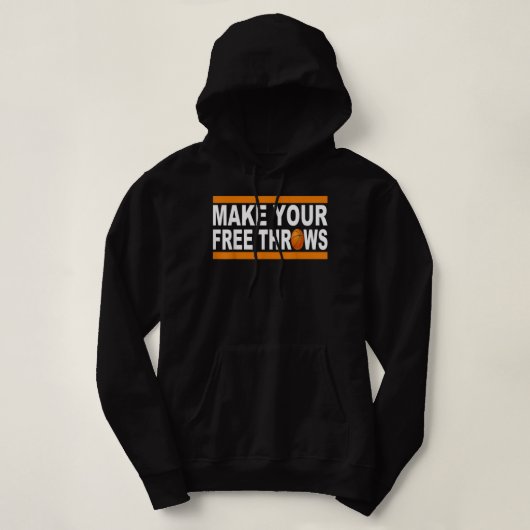 Maak je gratis dikken op je geschenk, grappig, voo hoodie (Design voorkant)