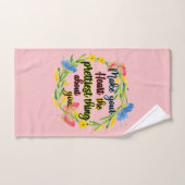 Maak je hart het  ding van je bad handdoek (Handdoek)