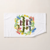 Maak je hart het  ding van je bad handdoek (Handdoek)