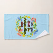 Maak je hart het  ding van je bad handdoek (Handdoek)