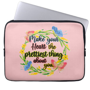 Maak je hart het ding van je laptop sleeve