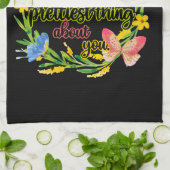 Maak je hart het  ding van je theedoek (Gevouwen)