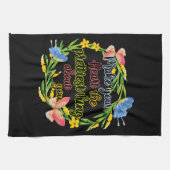 Maak je hart het  ding van je theedoek (Horizontaal)