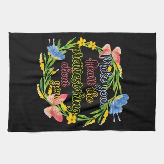 Maak je hart het ding van je theedoek (Horizontaal)