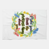 Maak je hart het ding van je theedoek (Horizontaal)