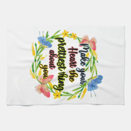 Maak je hart het  ding van je theedoek