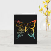 Maak je hart het mooiste ding aan jou  kaart (Gele Bloem)