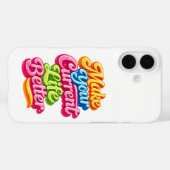 Maak je huidige leven beter Case-Mate iPhone case (Achterkant (horizontaal))