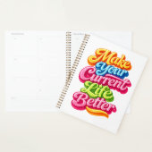 Maak je huidige leven beter planner (Display)