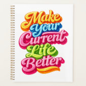 Maak je huidige leven beter planner (Voorkant)